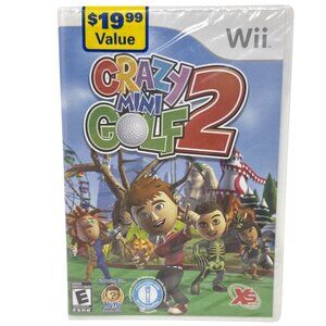 Crazy Mini Golf 2 Nintendo Wii Game New Sealed